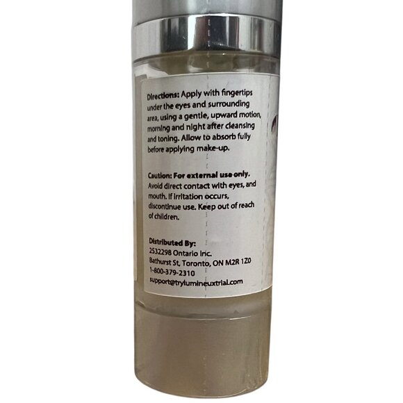 Lumineux Advanced Skin Care Ageless Eye Serum Under Eye Hyddration .5 oz NEW - Picture 5 of 10